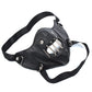 nezababy Hannibal Lecter Mask Cosplay The Silence of The Lambs Mask Human Muzzle Half Face Killer Prop Leather