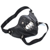 nezababy Hannibal Lecter Mask Cosplay The Silence of The Lambs Mask Human Muzzle Half Face Killer Prop Leather