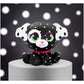 Gund P.Lushes Designer Fashion Pets Dottie Woofington Premium Dog Stuffed Animal Soft Plush With Glitter Sparkle, Black And Whit