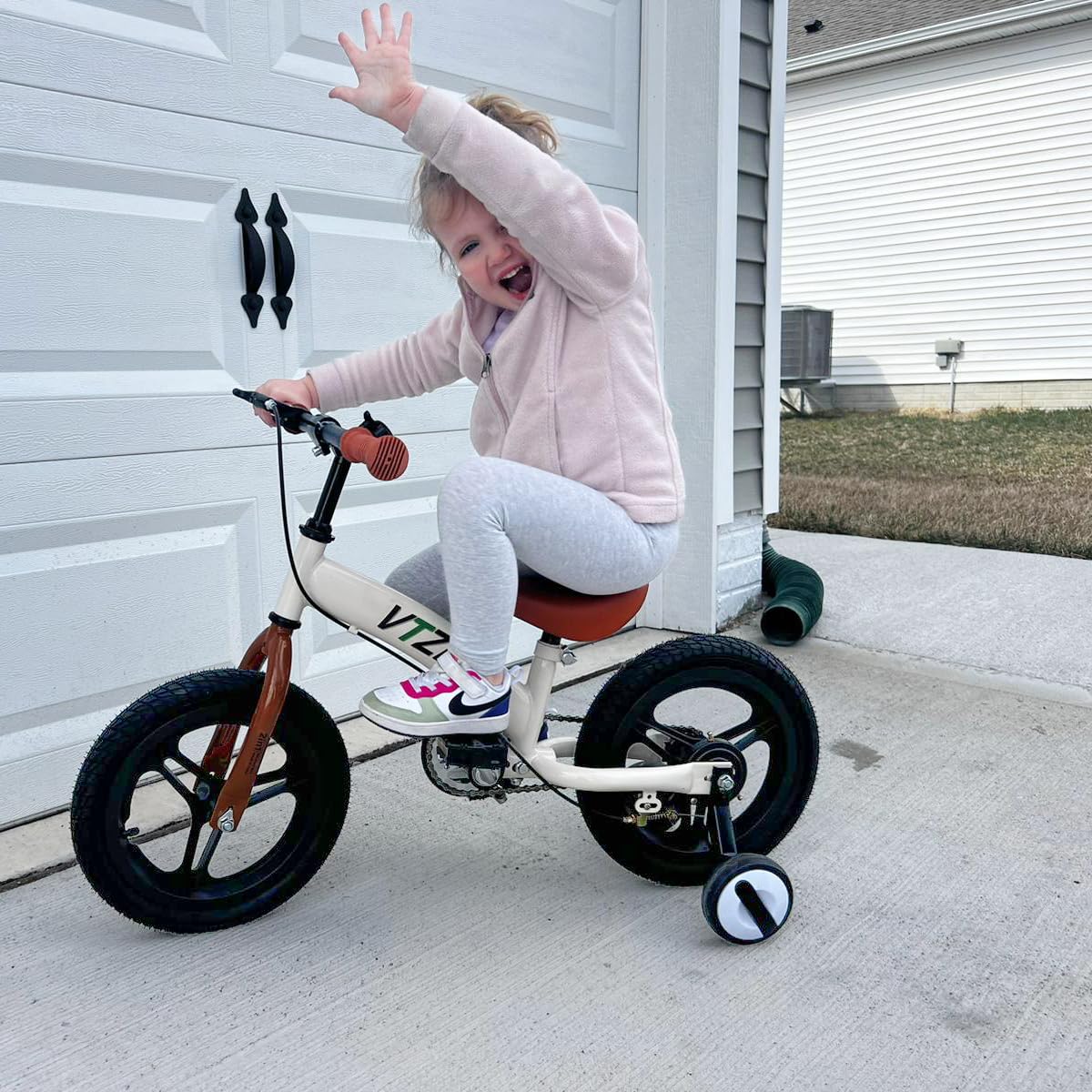 Vtzii Balance Bike 2 In 1 With Pedals Brake Training Wheels Kickstand Pneumatic Tyre,For Kids 2-7 Years Old,Kids Bike 12 14 16 I