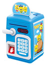 Magicwand Abs Plastic Face Recognition Musical Money Safe Kids Piggy Savings Bank2 Yrs & UpPack Of 1Blue & White