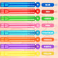 Baegzgx 32 Pcs Mini Bubble Wands,8 Colors Circle Party Favors For Kids Supplies In Gift Box,Goodie Bag Stuffers, Classroom Prize