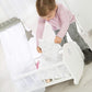 Roba Doll Cradle Set: Stella - Star, Gray & White - Includes Hanging Mobile, Pillow, Blanket & Canopy, Children'S Pretend Play, Ages 3+