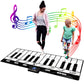 Sunlin 6Ft. Piano Mat, Floor Keyboard Playmat: 24 Keys, 10 Demos, 8 Instrument Sounds, Record & Playback, Giant Interactive Musical Toys Gifts For Boys & Girls Age 3 4 5 6 7 8 9 Years Old