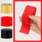 Kisston 10 Rolls Crepe Paper Streamers 820 Ft, Red Gold Black Crepe Paper Decorations for Wedding Ceremony Birthday Party