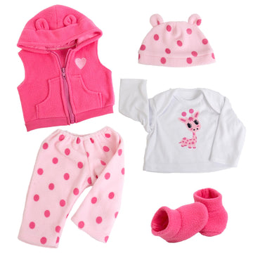 Aori Reborn Baby Dolls Clothes - Outfit Clothing Accessories For 20-24 Inch Lifelike Newborn Baby Dolls