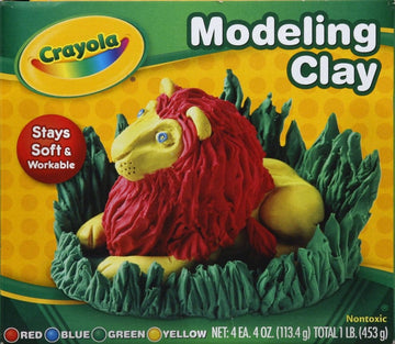 Modeling Clay 4 Pcs Rd/yw/bl/gr [Set of 3]
