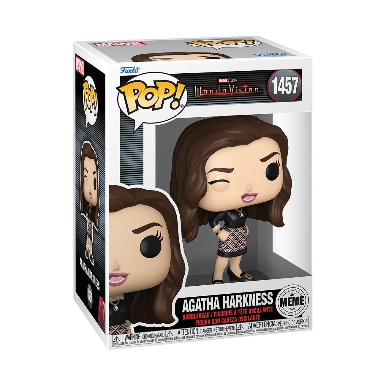 Funko Pop Tv: Meme - Agatha Harkness - Wandavision - Collectable Vinyl Figure - Gift Idea - Official Merchandise - For Kids & Ad