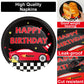 25 Guests Race Car Birthday Party Supplies Plates Napkins Forks Set Disposable Racing Car Tableware Paper Plates Dinnerware For