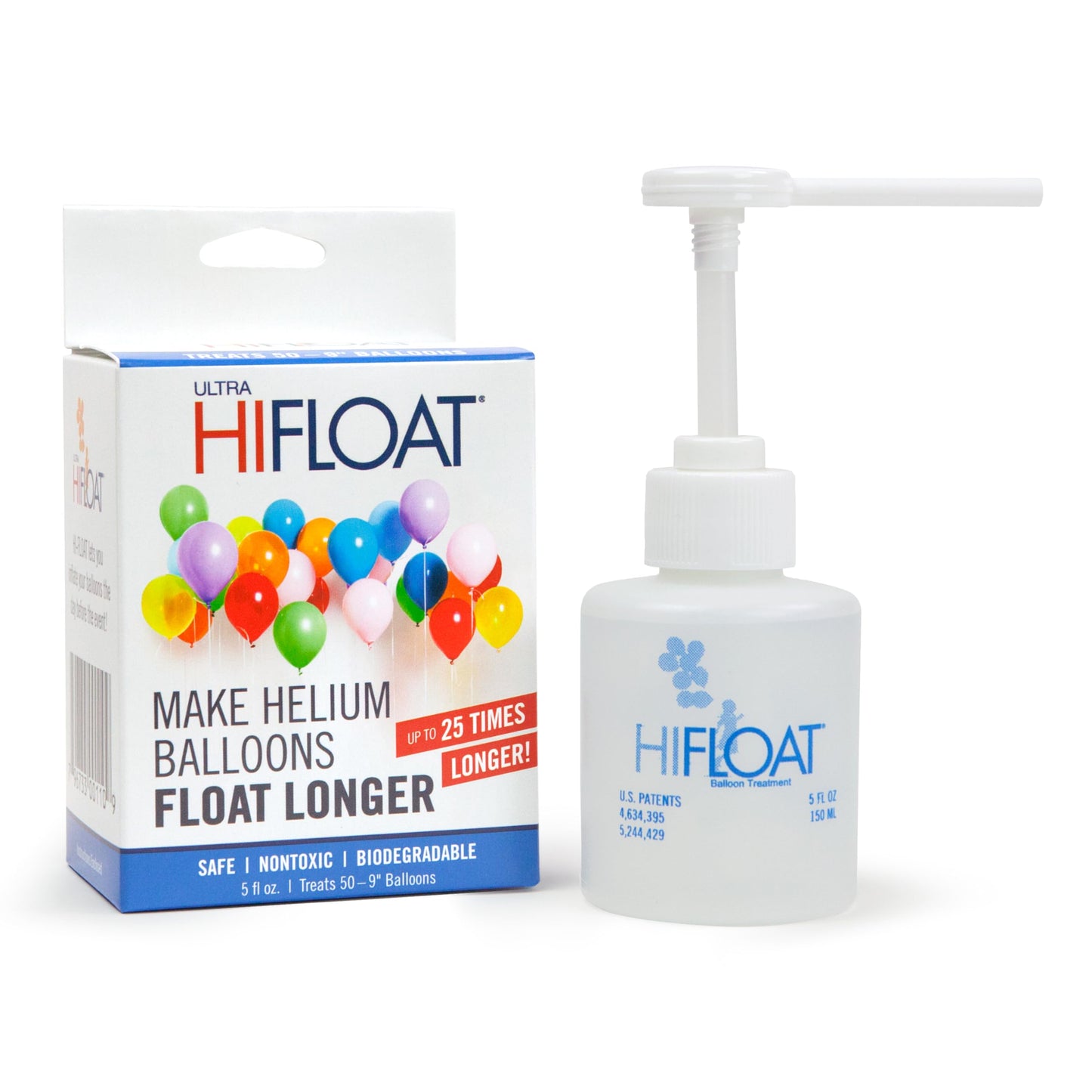 LA Balloons Hi-Float Solution, 5 oz, Transparent
