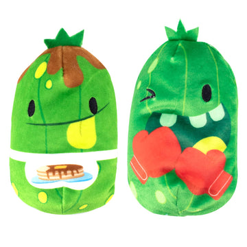 Cats Vs Pickles - 12-Pack Assortment #13 Gold Wave - 4'' Cute Cuddly Collectible Bean Plush Toy - Collect These As Stocking Stuf