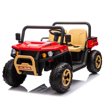Bcarorur 24V 2 Seater Ride On Toys For Big Kids, Large Utv W/ 200W*2Power Motor, 25.79'' Large Seat, Remote Control, Dump Bed, L