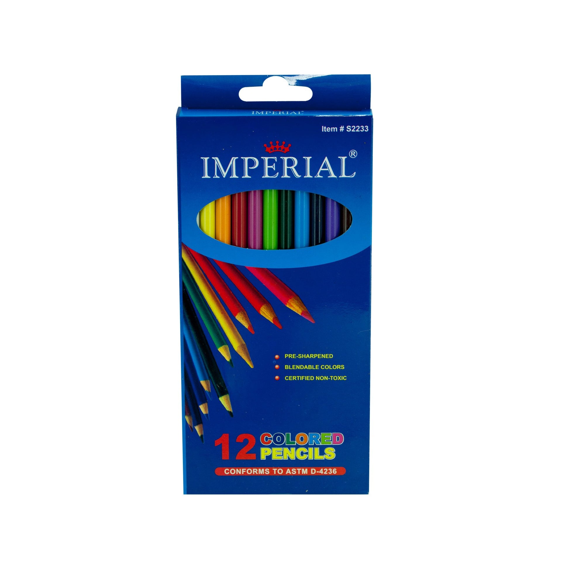 Kole Imports Blendable Colored Pencils Set, 12 Count (Pack of 1), Multi