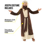 Morph Saint Joseph Costume For Kids, Biblical Costume For Boys, Bible Dress Up Outfit, Religious Role Play, Medium