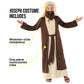 Morph Saint Joseph Costume For Kids, Biblical Costume For Boys, Bible Dress Up Outfit, Religious Role Play, Large