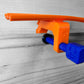Track Clamp Compatible With Hot Wheels Track (Blue/Orange)