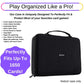 caseling Card Game Case - Fits Cards Against Humanity, Holds 1650 Cards, Black, EVA Material, Model: DoubleCardCaseUPDATE