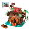 ONITUOFO Pirate Ship Tavern Building Set for mature-themed  Boat House Architecture Collection Toy with Light  Home Office Decor and Creative Gift for Boys 8-14(1312pcs)