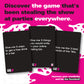 SAVANA Give Me 3 Card Game - Fast Paced Adult Party Game for 2+ Players, Standard Size, Cardboard, White/Black/Pink, Model GM3-US-01