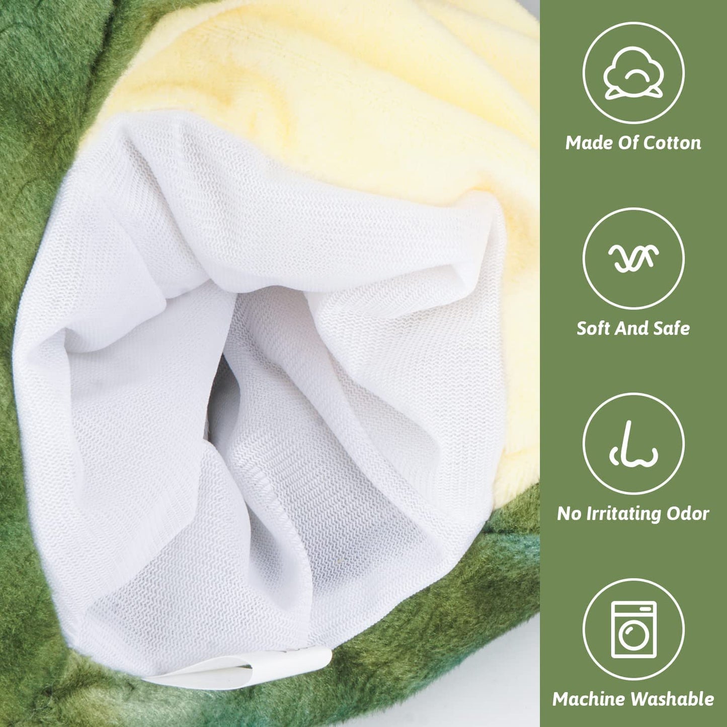 Omoojee Plush Dinosaur Hand Puppets, Soft Dinosaur Toy Stuffed Puppets Gifts For Kids (2 Pcs)