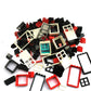 161 Pieces Education Building Bricks Block Windows, Doors And Roof Tiles Set - Comptible Major Brands