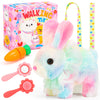 Tagitary Plush Easter Bunny Toy - Medium Multicolored with Sounds, Wiggling Ears, Model TG-PET14, Perfect for Kids' Gifts and Decor