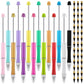 Maitys 14 Pcs Metal Beadable Pencil with 42 Pcs Replacement Nibs Inkless Everlasting Pencil DIY Reusable Eternal Writing for Kid
