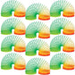 Fun Express Glow in The Dark Magic Springs - Set of 12 Rainbow Colored Toys - Value Toys and Party Favors