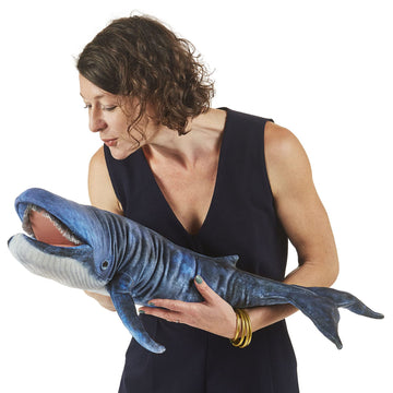 Folkmanis Blue Whale Hand Puppet