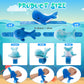 Lenwen 8 Pcs Whale Stuffed Animals Slap Bracelets for Kids Plush Animal Slap Snap Bracelets Bulk Whale Wrist Bands Adopt an Anim