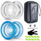 WATIEOBOO Yoyo P02 Crystal Yo Yo 2-Piece Set - Responsive & Unresponsive Dual Mode Yoyo  Finger Spin yoyo  Trick yo yo for Beginners & mature-themed Professional Players  Best YoYo Gift