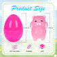 36 Pcs Prefilled Easter Eggs with Mochi Squishy Toys, Easter Eggs Filled with Glitter Soft Animals, Stress Reliever Squishy Toy