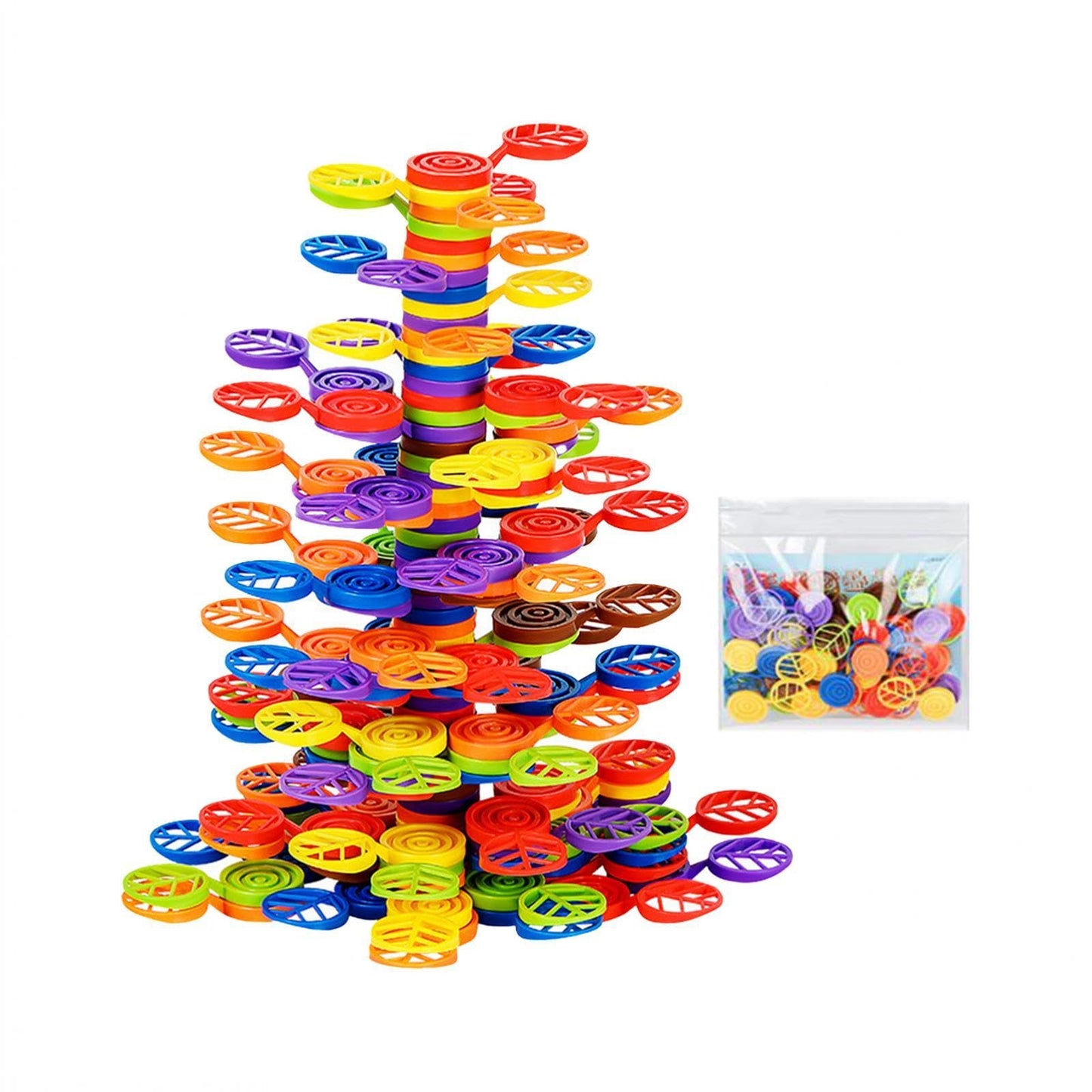Loom Tree Montessori Toys Preschool Learning Balance Block For Boys Kids Holiday Gifts 30 Pieces | Toys For Baby | Developmental