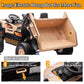Ride On Dump Truck 24V, 4Wd Kids Car With Remote Control, Electric Dump Bed And Shovel, Ride On Construction Vehicles 4X70W Powe