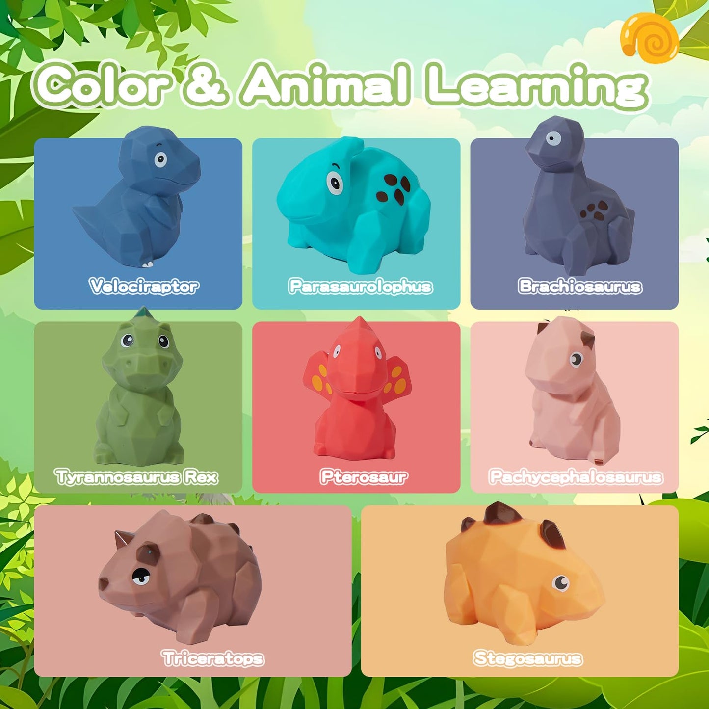 Mold Free Bath Toys For Babies 6-12 Months 8 Pack No Holes Dinosaur Bath Toys For Kids Ages 1-3 Safe And Non Toxic Bathtub Pool Floating Toys Christmas Baby Gifts