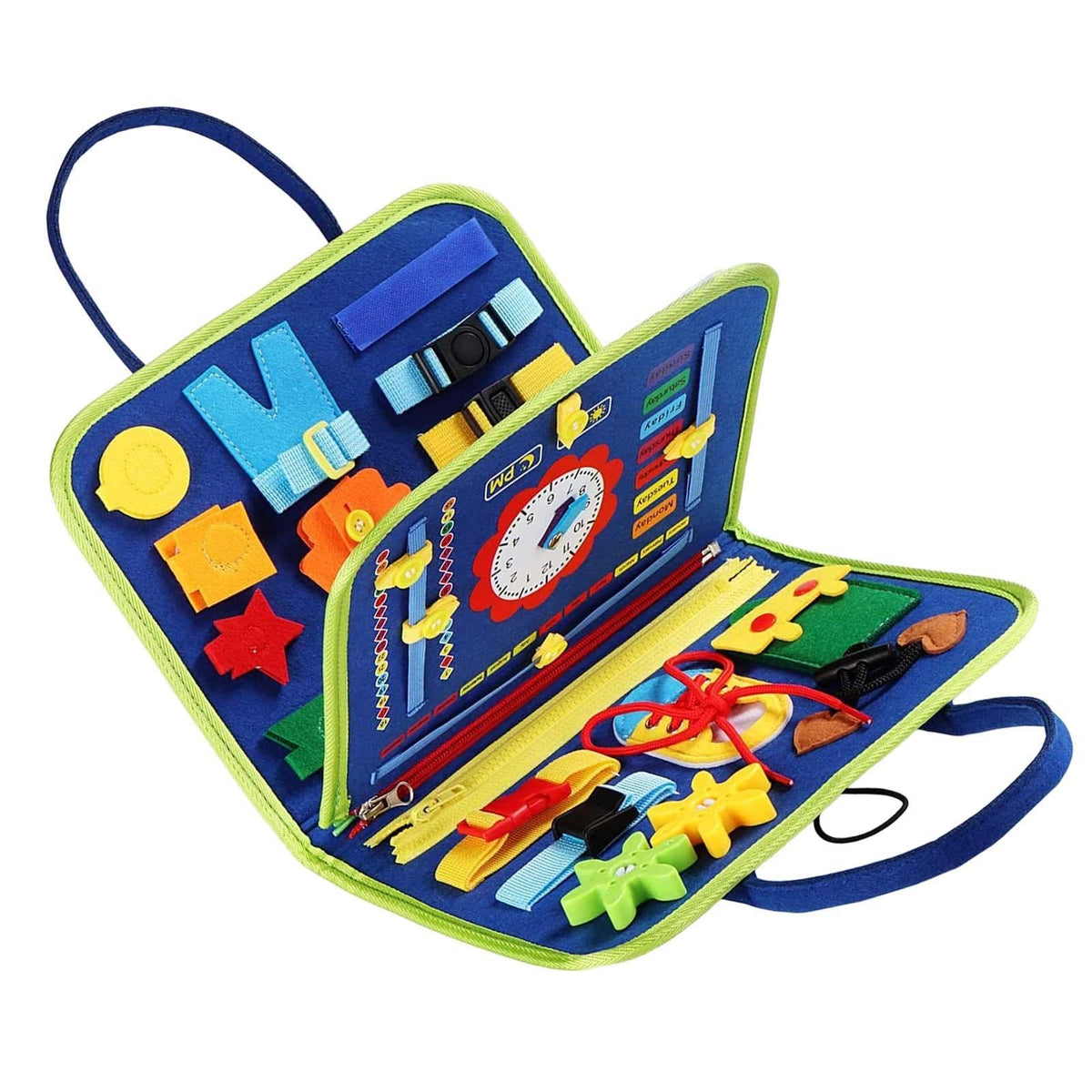 Heavenglow Busy Board Montessori Toy Fine Motor Skills For 2 Year Old Baby Girls Boys Style C |Baby | Toys For Baby | Developmen