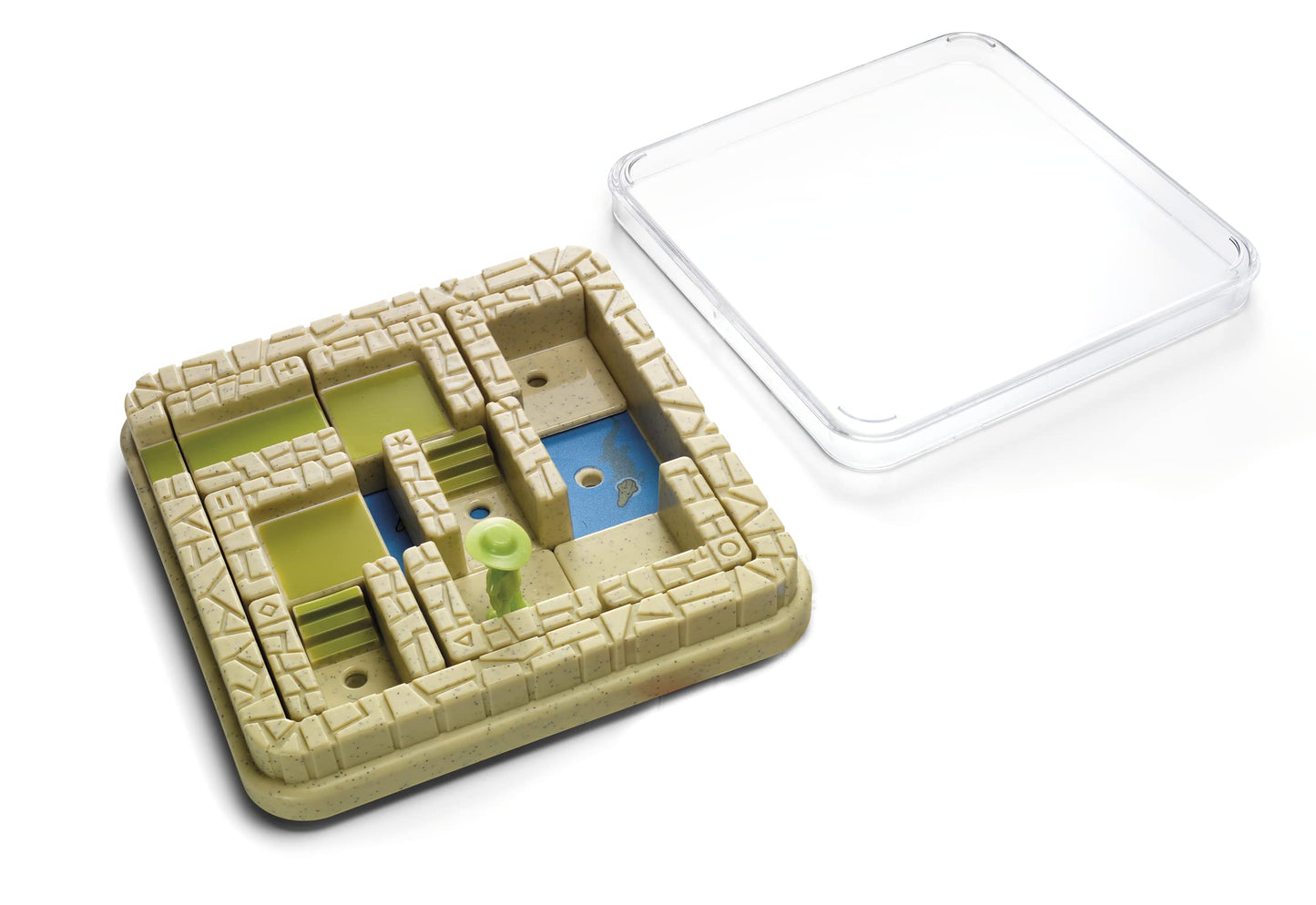 SmartGames Temple Trap Cognitive Skill-Building Travel Game with Portable Case Featuring 60 Challenges for Ages 7 - mature-themed