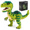 Csnrhg Dinosaur Tyrannosaurus Rex Building Blocks Velociraptor Model Decor Micro Mini Blocks Toy Birthday For Age 6+ Children Ad