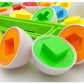 Beakabao 12Pcs Color And Shape Matching Egg Set Montessori Toddler Education Classification Toys For Fine Motor Skills Of The Fi