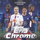 2022 2023 Topps Chrome Uefa Women'S Champions League Soccer Collection Factory Sealed Blaster Box With 3 Exclusive Aqua Prism Pa