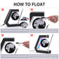 Floating Globe With Led Lights Magnetic Levitation Floating Globe With Pen, Portable To Write On Office Desk, World Map For Desk Decoration