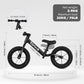 12' Balance Bike For 2, 3, 4, 5 Year Old Boys And Girls, Lightweight Nylon Frame Toddler Training Bike No Pedal Bikes For Kids With Adjustable Seat And Air Tires (Black)