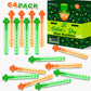 Bulk St Patrick'S Day Party Favors Supplies Goodie Bag Stuffers For Kids 64 Pack, Shamrock Mini Bubble Wands Toys Gifts For Todd