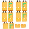 Qian Zi Qiu 5Pairs Xt90S Xt90-S Xt90 Connectors Anti-Spark Male Female Connector For Rc Quadcopter Brushless Motor Fpv Drone Lip