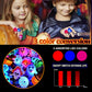 Halloween Light Up Rings 60Pcs Halloween LED Glow Rings for Kids Halloween Party Favor Non-Candy Treats Trick or Treat Goodie Ba