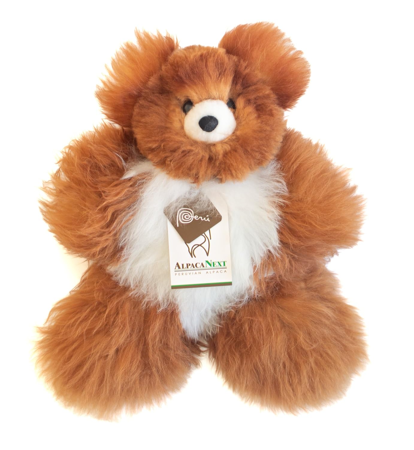 Alpacanext Soft And Cuddly Baby Alpaca Teddy Bear - 12 Inch. Premium Alpaca Stuffed Animal Handmade On Genuine Alpaka Fur. Cute 