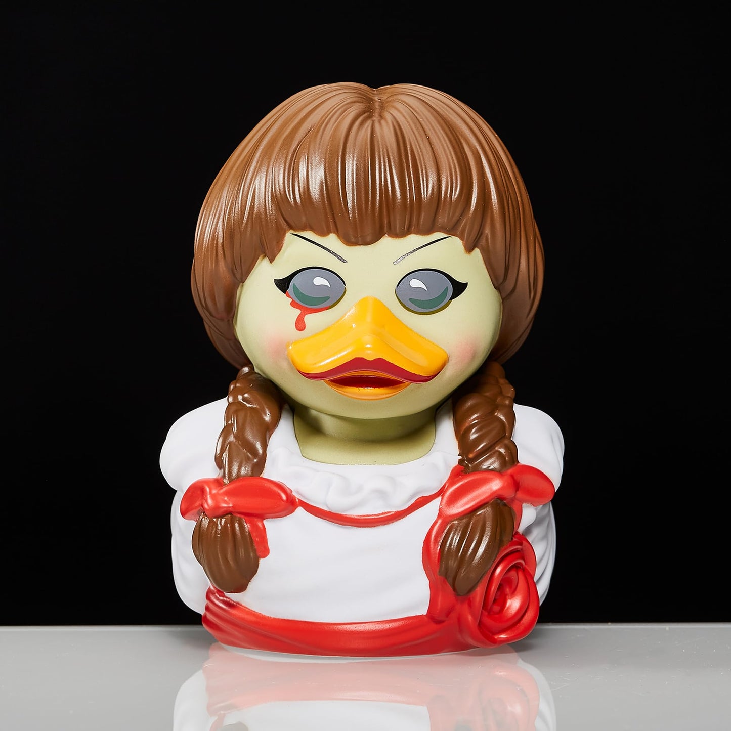 TUBBZ Annabelle Cosplaying Rubber Duck Vinyl Figure - Boxed Edition, NS4920, Horror Collectible, Unique Gift