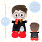 KIDS PREFERRED Harry Potter Teether Plush Toy, Multi-color Crinkle Cloth, 10 inches, Baby Boys & Girls, Model 60071