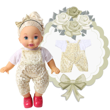 Na Bobo Clothes Set Of 6 For 12-14-16 Inch Alive Lovely Baby Doll Clothes Dress Outfits Costumes Dolly Pretty Doll Cloth Handmad