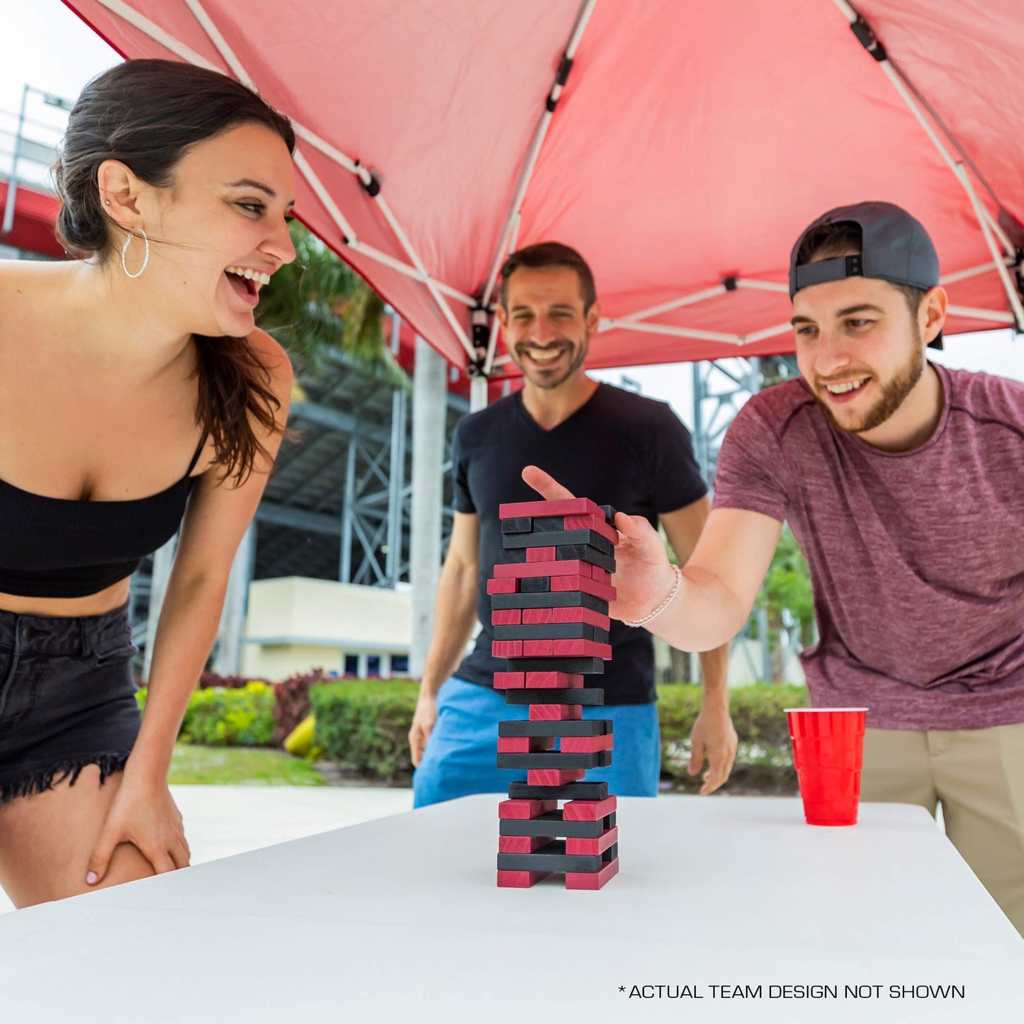 Wild Sports Nfl Kansas City Chiefs Table Top Stackers 3'' X 1'' X .5'', Team Color
